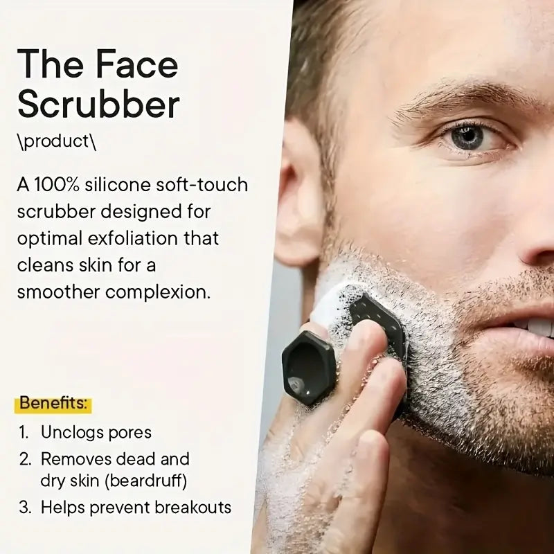 Revitalize Your Skin with Our Gentle Men's Face Scrubber - Perfect for Deep Cleansing and Smoother Shaving! 🌟🧖‍♂️ #SkincareEssentials #MenGrooming