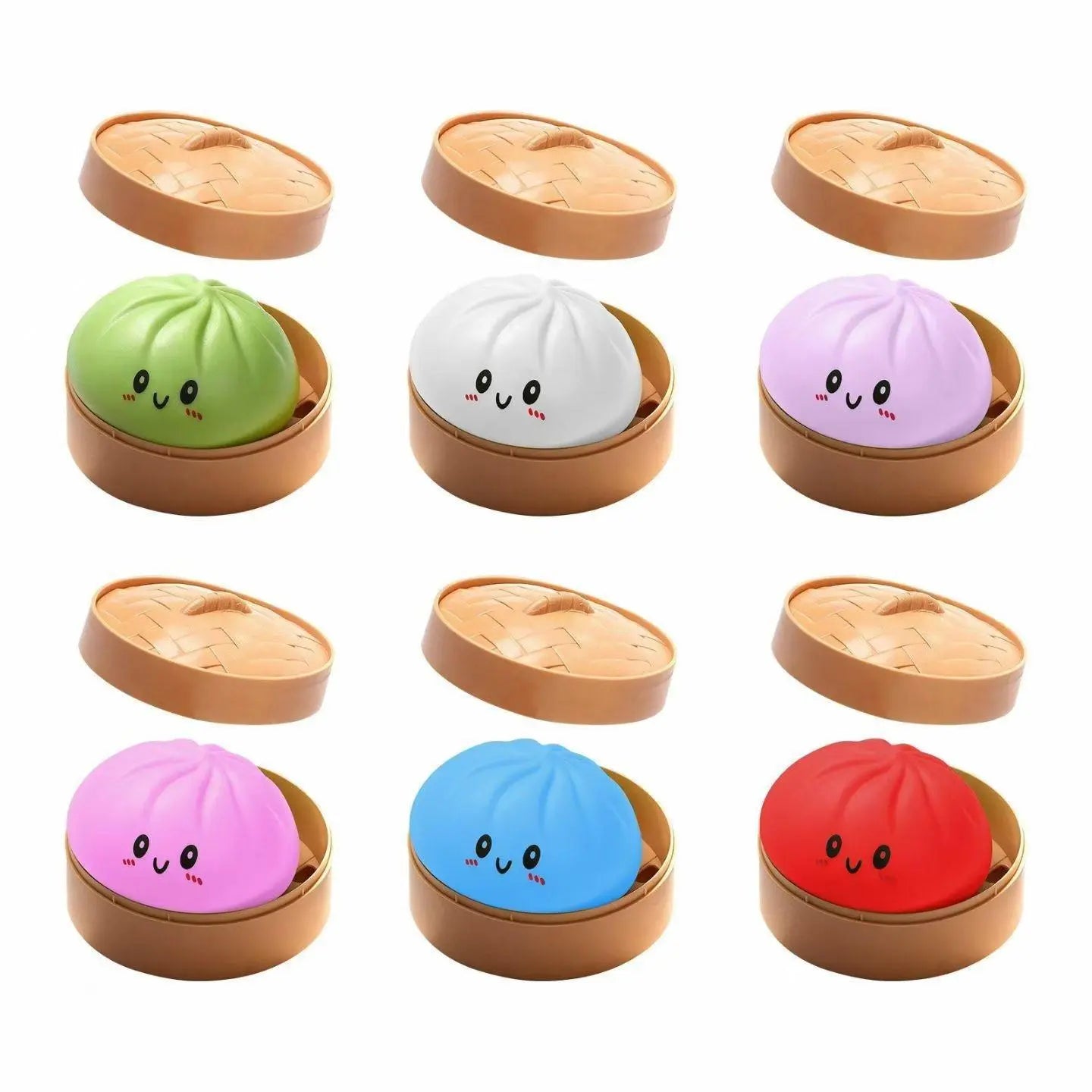 IMOLI 2026 Glitter Steamed Bun Squishy